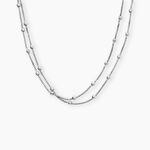 Collier Tounes Argent Blanc - Colliers fantaisie Femme | Marc Orian