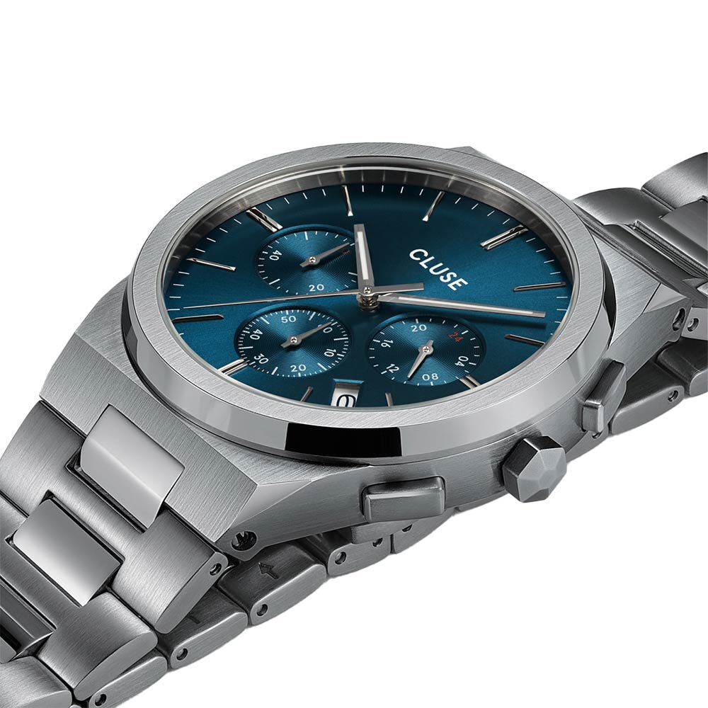 Montre Cluse Vigoureux Chrono Bleu - Montres classiques Homme | Marc Orian
