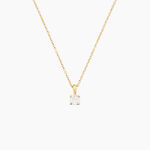 Collier Aphrodite Or Jaune Diamant Synthetique - Colliers avec pierres Femme | Marc Orian