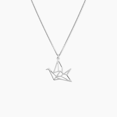 Collier Colombe Argent Blanc - Colliers fantaisie Femme | Marc Orian