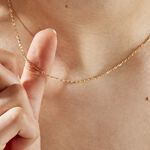 Cha&icirc;ne Igoa Maille For&ccedil;at Diamantee Or Jaune - Chaines Famille | Marc Orian