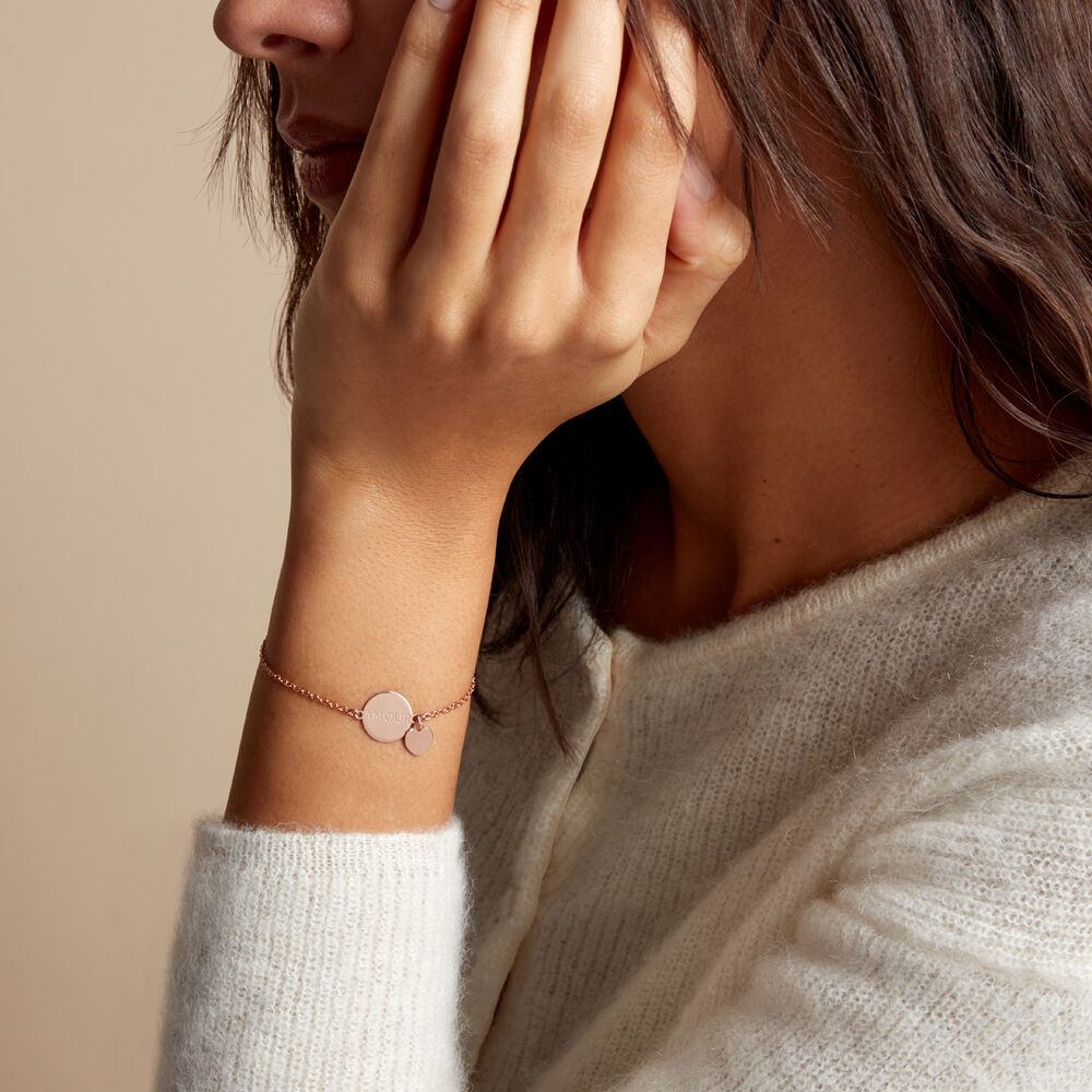 Bracelet Eternelle Argent Rose - Bracelets Medailles Femme | Marc Orian