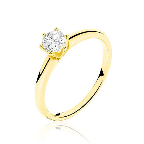 Bague Solitaire Ruken Or Jaune Diamant - Solitaires Femme | Marc Orian