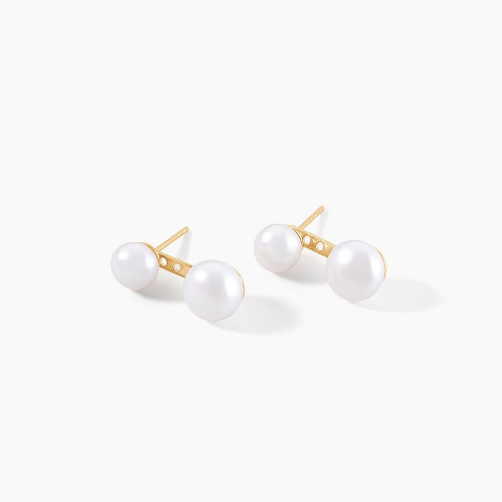 Bijoux D'oreilles Seona Or Jaune Perle De Culture - Piercings d'oreilles Femme | Marc Orian
