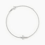 Bracelet Carlie Argent Blanc Oxyde De Zirconium - Bracelets fantaisie Femme | Marc Orian