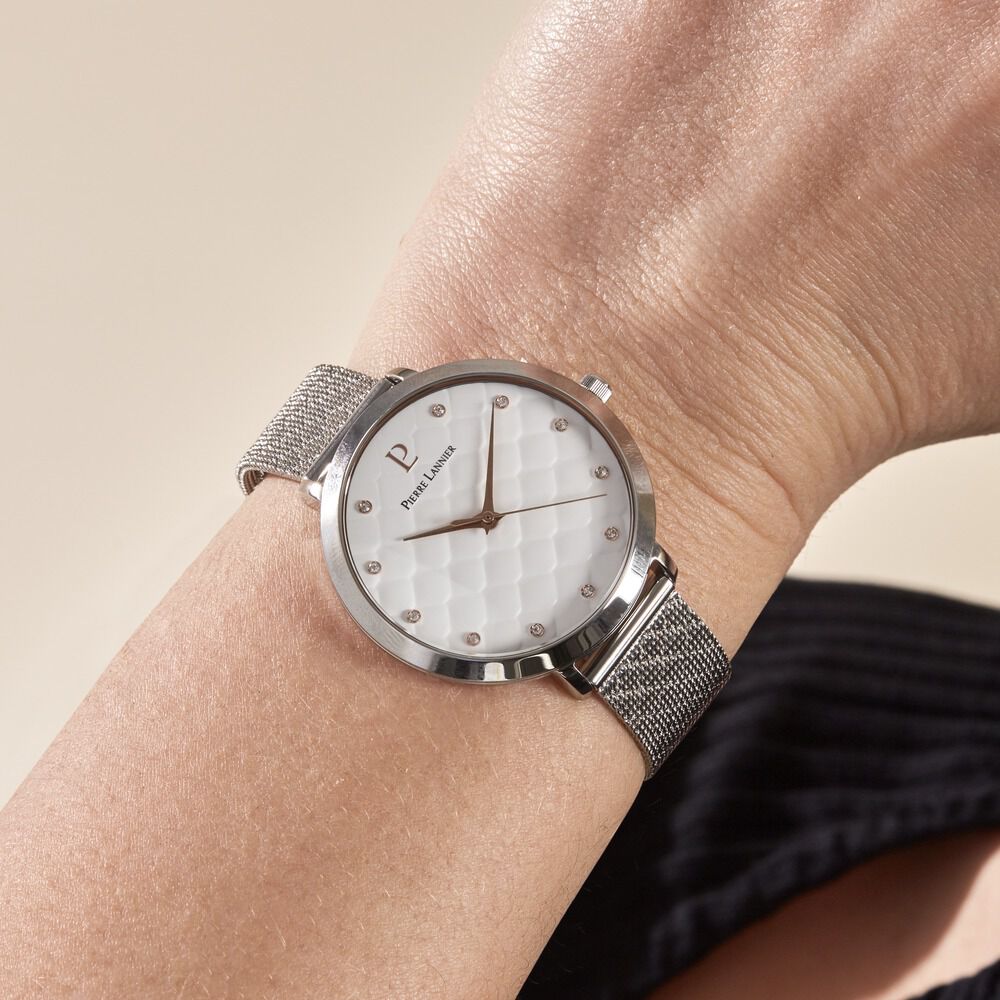 Montre Pierre Lannier Grace Blanc - Montres étanches Femme | Marc Orian