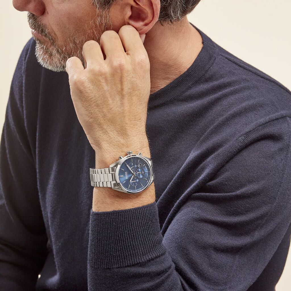 Montre Hugo Boss Champion Bleu - Montres sport Homme | Marc Orian