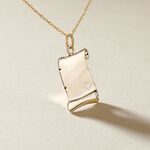 Pendentif Irenca Message Parchemin Or Jaune - Bijoux personnalis&eacute;s Famille | Marc Orian