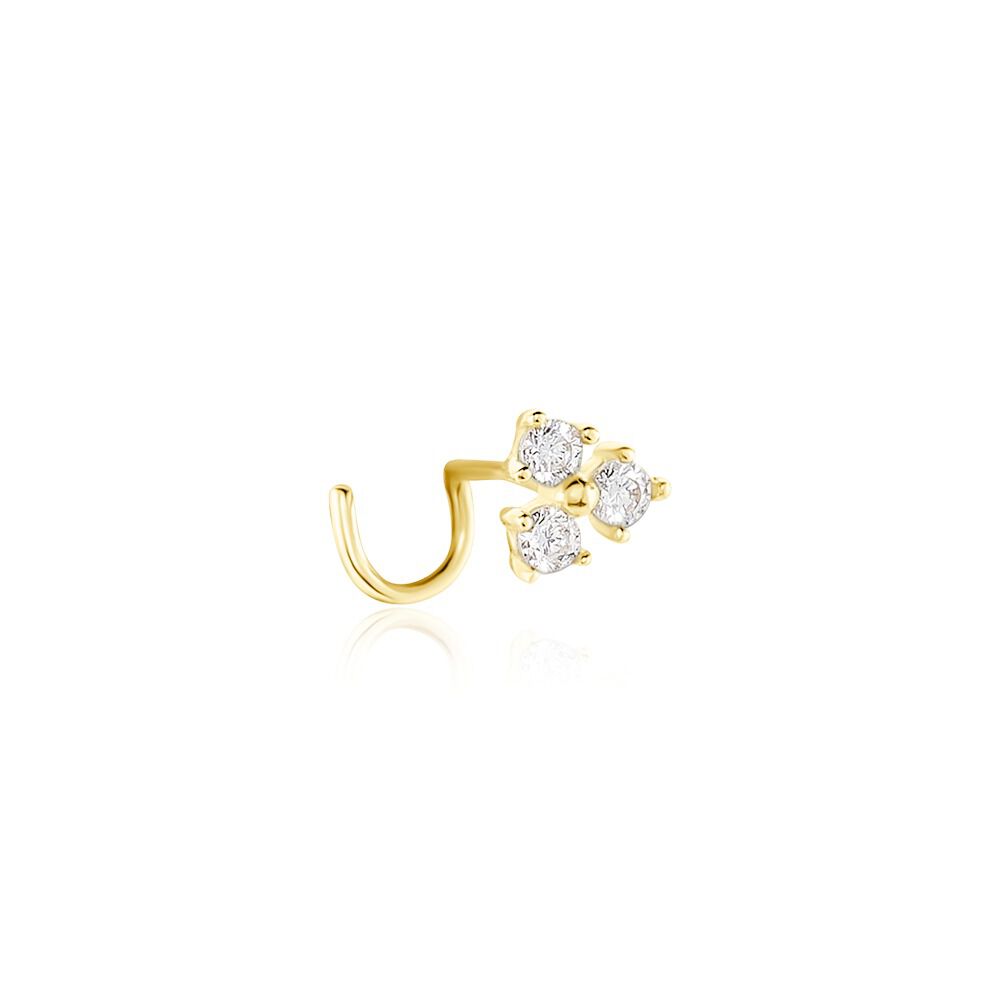 Piercing Macey Or Jaune Oxyde De Zirconium - Piercing Nez Femme | Marc Orian