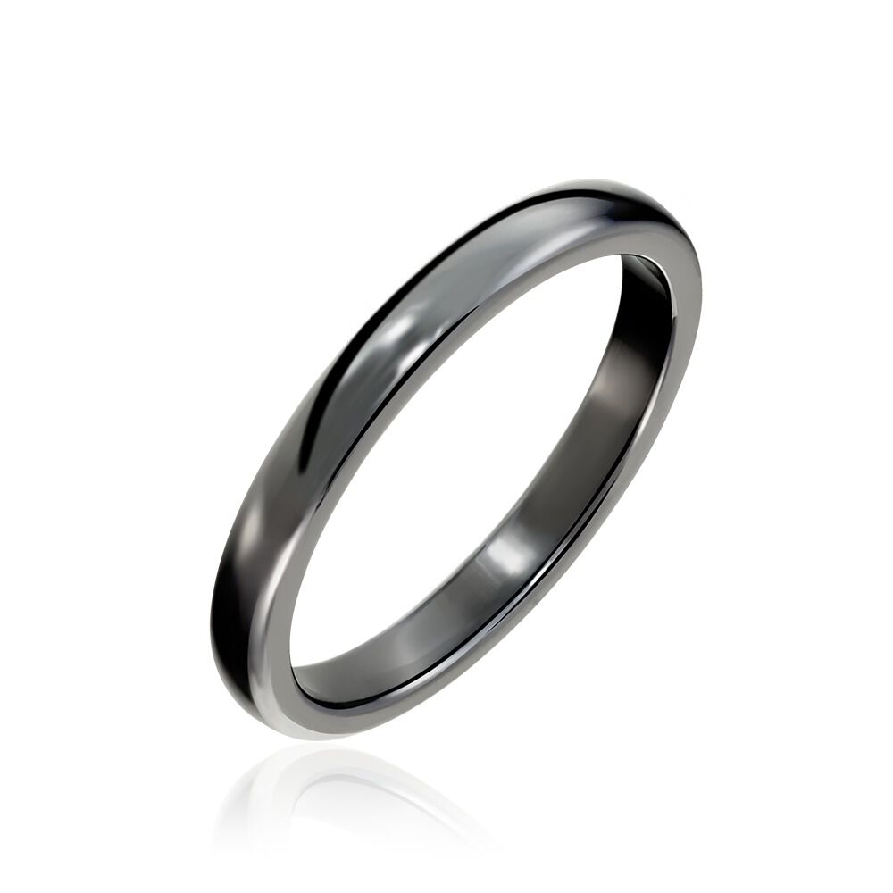 Bague ceramique noire best sale homme