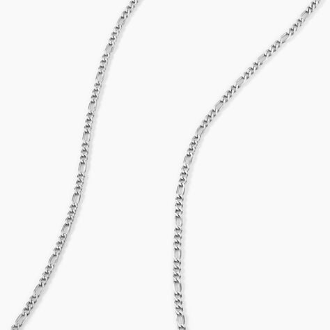 Collier Maille Vivian Argent Blanc - Chaines Famille | Marc Orian