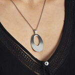 Collier Sautoir Hilarius Acier Blanc - Sautoirs Femme | Marc Orian