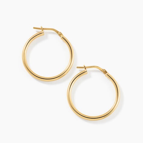 Cr&eacute;oles Verania Argent Dor&eacute; A L'Or 750/1000 - Cr&eacute;oles Femme | Marc Orian