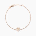 Bracelet Suzon Argent Rose Oxyde De Zirconium - Bracelets fantaisie Femme | Marc Orian