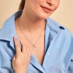 Collier Phila Argent Blanc Oxyde De Zirconium - Colliers avec pierres Femme | Marc Orian