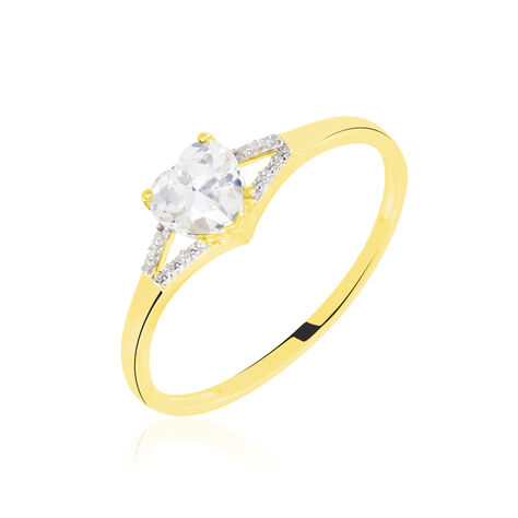 Bague Grishilda Or Jaune Oxyde Oxyde - Solitaires Femme | Marc Orian