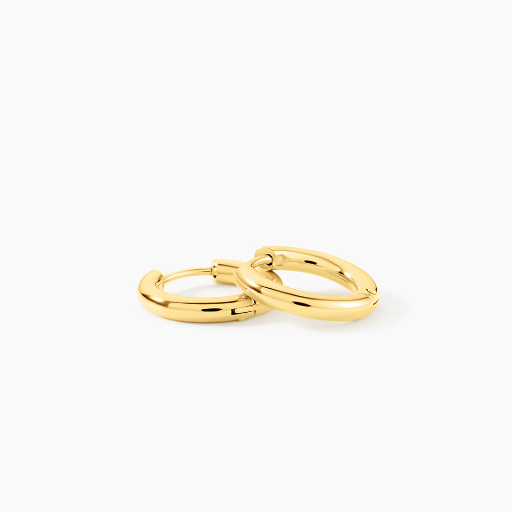 Cr&eacute;oles Minna Acier Jaune - Cr&eacute;oles Femme | Marc Orian