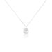Collier Adrienne Or Blanc Oxyde De Zirconium - Colliers avec pierres Femme | Marc Orian