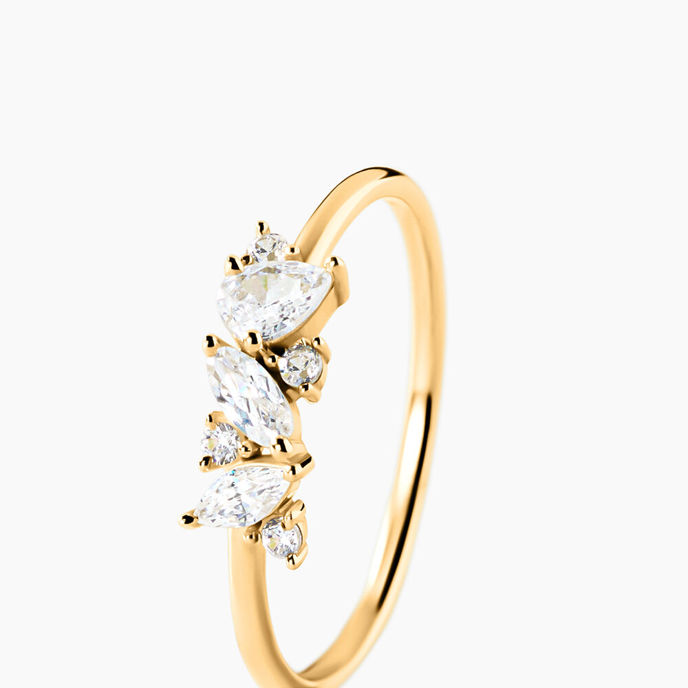 Bague Astrea Or Jaune Oxyde De Zirconium - Bagues avec pierre Femme | Marc Orian