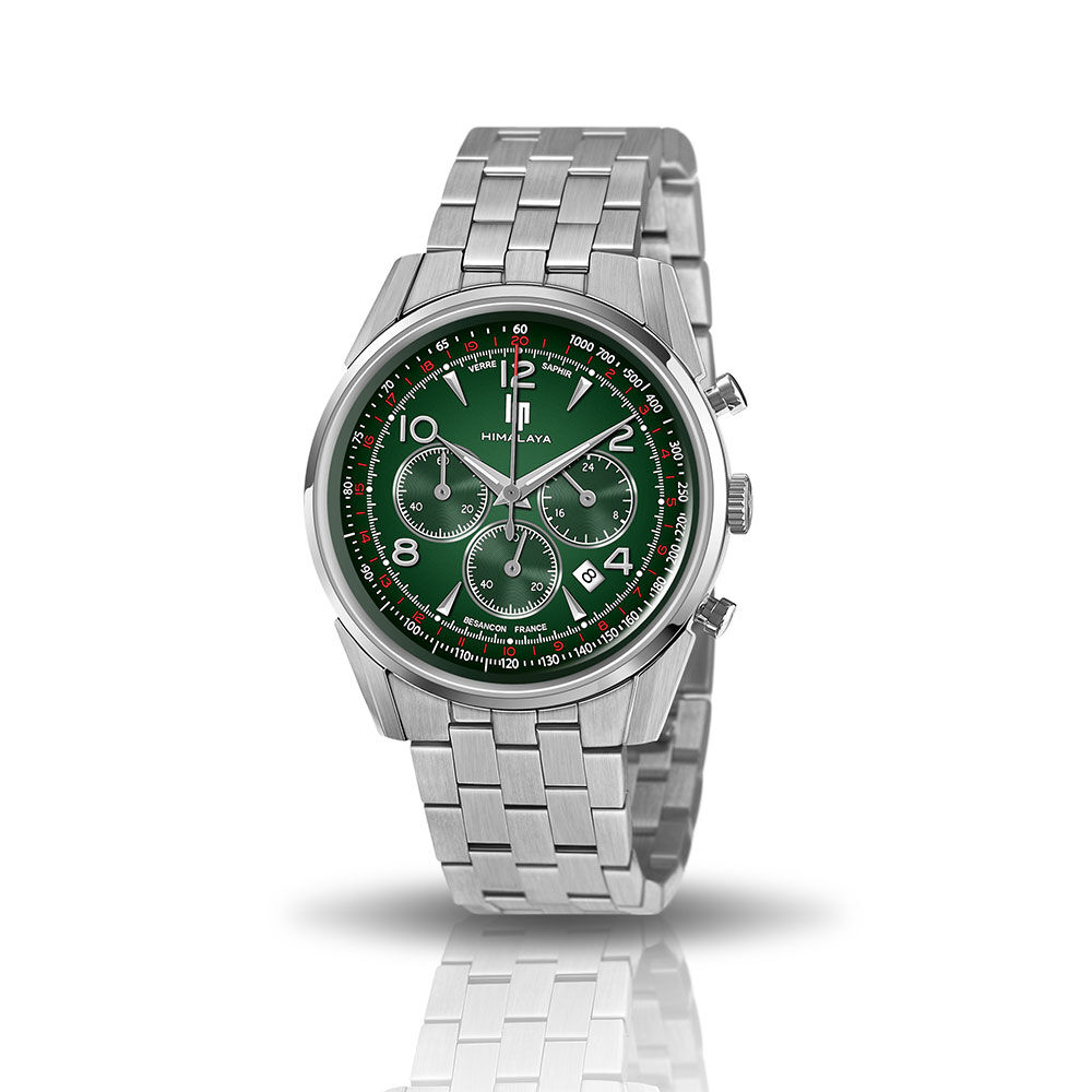 Montre Lip Himalaya Chrono Vert - Montres étanches Homme | Marc Orian