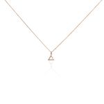 Collier Lorena Argent Rose Oxyde De Zirconium - Colliers avec pierres Femme | Marc Orian