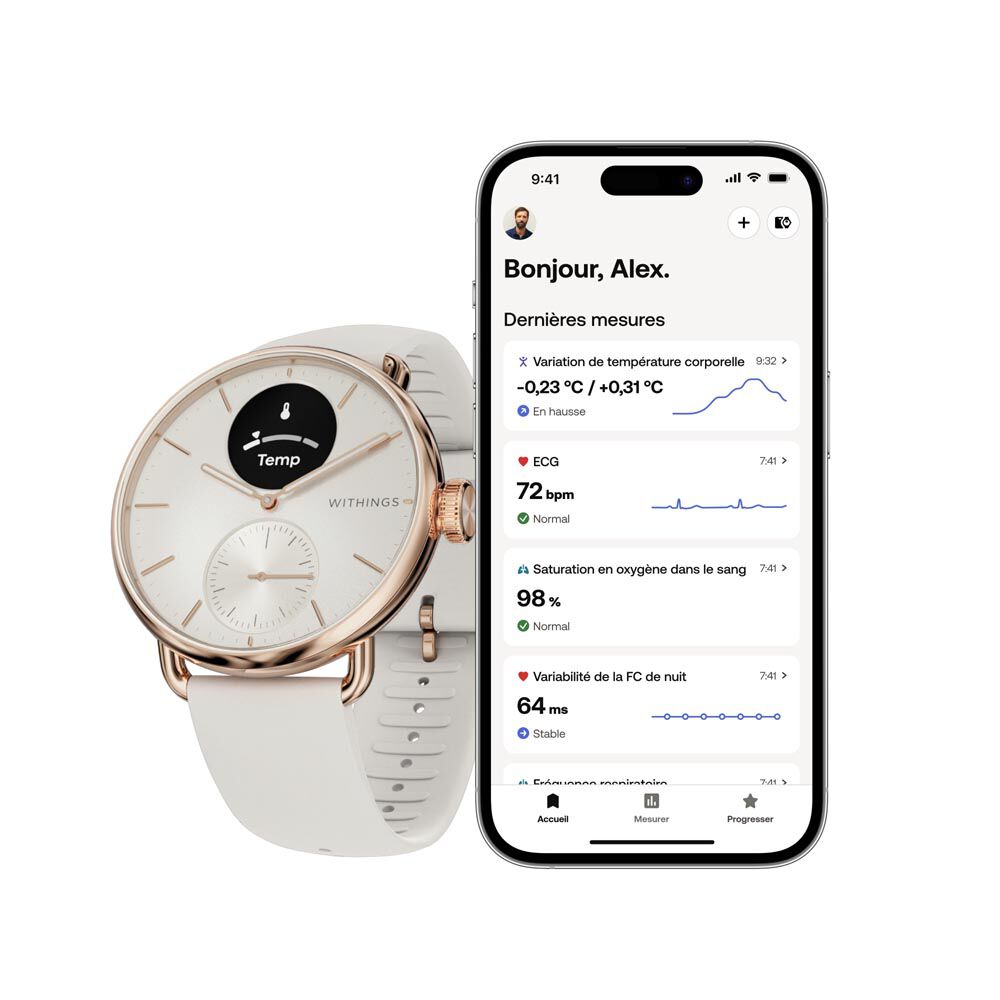 Montre Connectée Withings Scanwatch 2 - Montres connectées Femme | Marc Orian