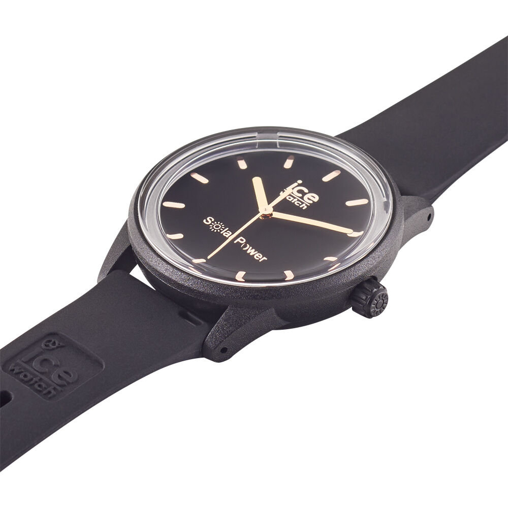 Montre Ice Watch Solar Power Noir - Montres &eacute;tanches Femme | Marc Orian