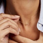 Collier Or Jaune Rosius Oxydes De Zirconium - Colliers avec pierres Femme | Marc Orian