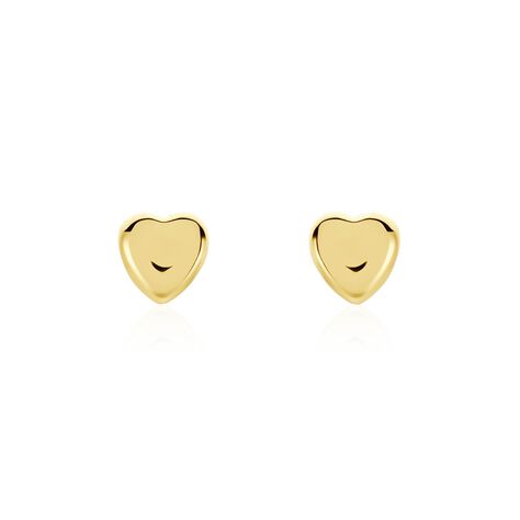 Boucles D'oreilles Puces Arisaema Or Jaune