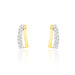 Boucles D'oreilles Puces Clotilda Or Jaune Diamant - Puces Femme | Marc Orian