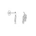 Boucles D'oreilles Puces Isae Argent Blanc Oxyde De Zirconium - Puces Femme | Marc Orian