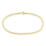 Bracelet Iris Or Jaune Maille Gourmette - Bracelets mailles Femme | Marc Orian