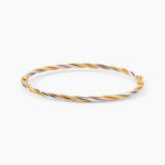 Bracelet Jonc Anaisaae Torsade Or Tricolore - Bracelets joncs Femme | Marc Orian