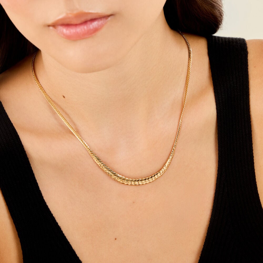 Collier Izel Chute Argent Dor&eacute; A L'Or 750/1000 - Colliers ete Femme | Marc Orian
