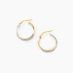 Cr&eacute;oles Tita Or Bicolore - Cr&eacute;oles Femme | Marc Orian