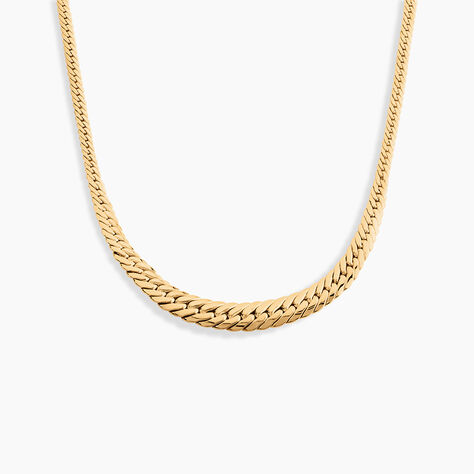 Collier Or Jaune Izel Maille Anglaise - Chaines Femme | Marc Orian