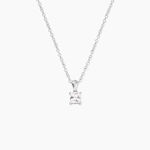 Collier Lyanna Argent Blanc Oxyde De Zirconium - Colliers solitaires Femme | Marc Orian