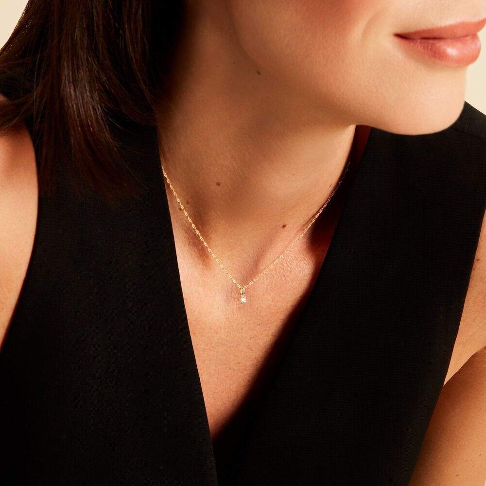 Pendentif Aphrodite Or Jaune Diamant - Pendentifs Femme | Marc Orian