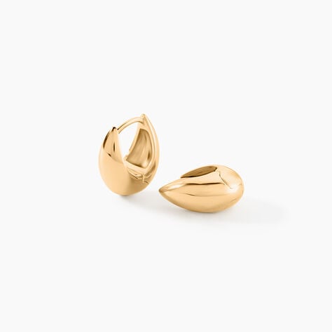 Cr&eacute;oles Classic Bold Plaqu&eacute; Or Jaune - Cr&eacute;oles Femme | Marc Orian