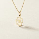 Pendentif Koulmia Trefle Or Jaune - Pendentifs Famille | Marc Orian