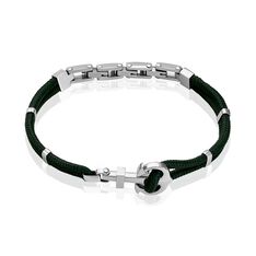 Bracelet Analya Acier Blanc - Bracelets cordons Homme | Marc Orian