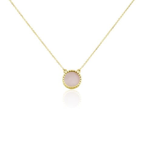 Collier Heida Or Jaune Calc&eacute;doine - Colliers avec pierres Femme | Marc Orian