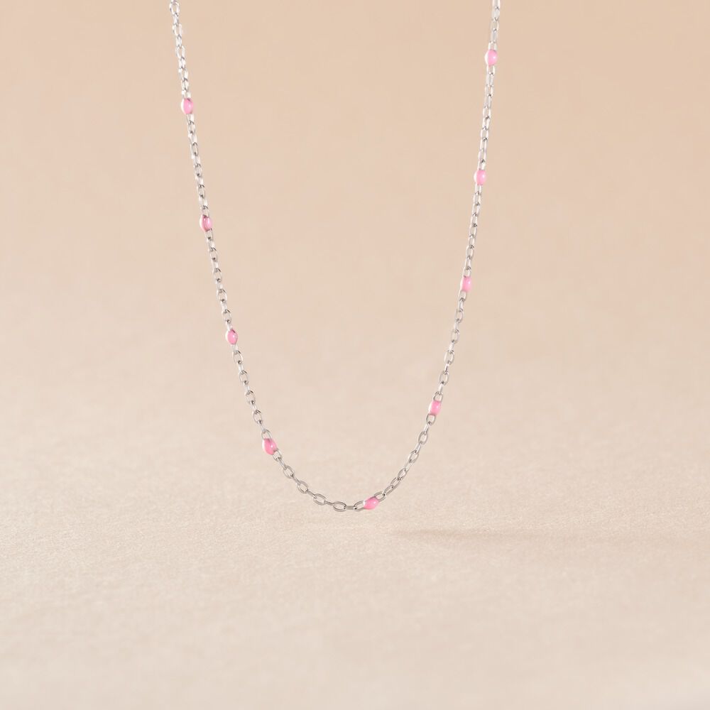 Collier Molly Argent Blanc - Colliers fantaisie Femme | Marc Orian