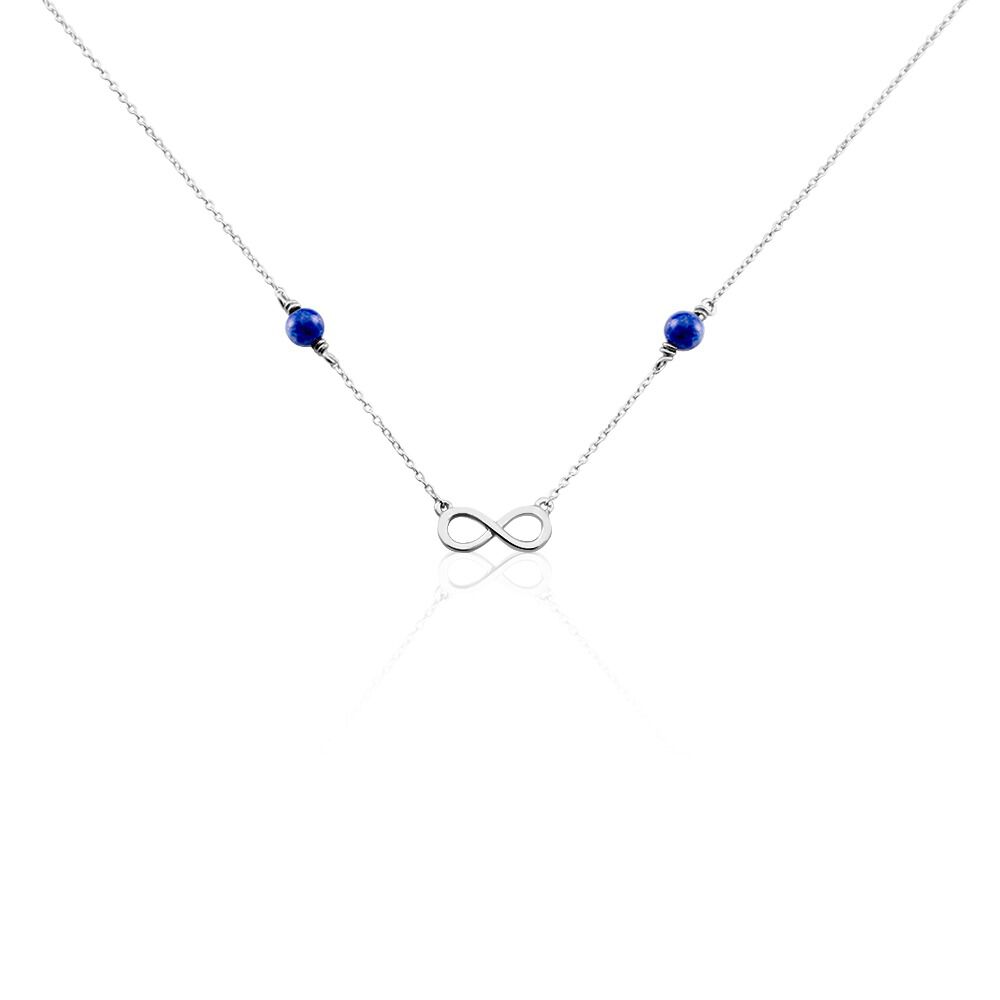 Collier Argent Mojdeh Lapis Lazuli - Colliers avec pierres Femme | Marc Orian