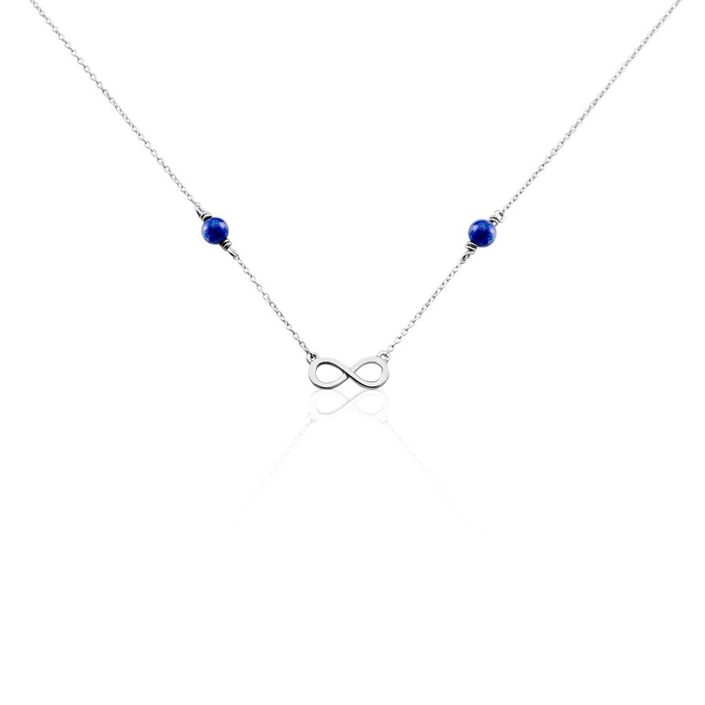Collier Argent Mojdeh Lapis Lazuli - Colliers avec pierres Femme | Marc Orian