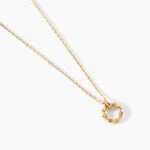 Collier Lou Plaqu&eacute; Or Jaune - Colliers ete Femme | Marc Orian