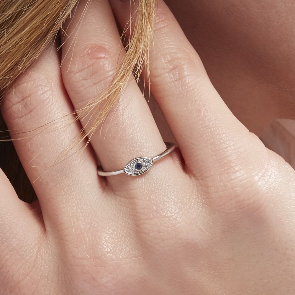 Bague Josue Argent Blanc Oxyde De Zirconium - Bagues avec pierre Femme | Marc Orian