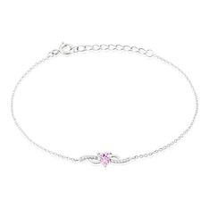 Bracelet Argent Blanc Avalon Oxyde De Zirconium - Bracelets chaînes Femme | Marc Orian