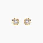 Boucles D'oreilles Puces Maryanna Or Jaune Diamant - Puces Femme | Marc Orian
