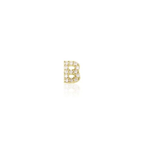 Boucle D'oreille Puce Unitaire Jodoca Or Jaune Oxyde De Zirconium - Puces Femme | Marc Orian